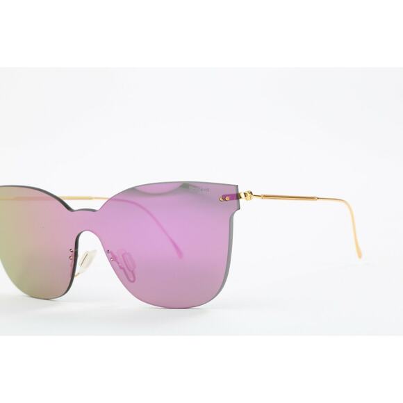 Illesteva Metal Frame Rainbow Mirror Sunglasses - Picture 8 of 11